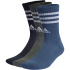 3er Pack adidas 3-Streifen Cushioned Crew Retro-Socken...