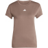 adidas Hyperglam Trainingsshirt Damen JX7378 - earth...