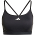 adidas Aeroreact 3-Streifen Sport-BH Damen 095A - black XS