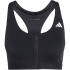 adidas Optime Essentials Workout Zip-Front Mid Support...