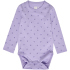 hummel hmlBEESY langarm Baby-Body 1196 - lavender gray 56