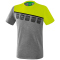 grey melange/lime pop/black
