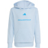 adidas Slogan Fleece Hoodie Jungen KG7385 - black 128