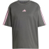 adidas Essentials 3-Streifen Boyfriend T-Shirt Damen...