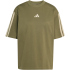 adidas Essentials 3-Streifen Boyfriend T-Shirt Damen...