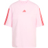 adidas Essentials 3-Streifen Boyfriend T-Shirt Damen...