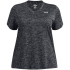 UNDER ARMOUR Tech Twist T-Shirt Damen 001 - black/white 1X