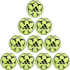 10er Ballpaket adidas Starlancer Club Fußball...