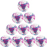 10er Ballpaket JAKO Glory 350g Leicht-Fußball...