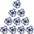 10er Ballpaket JAKO Iconic Fußball Trainingsball...
