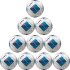 10er Ballpaket molten F5N1710 Fußball Trainingsball...