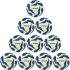 10er Ballpaket uhlsport Team Fußball Freizeitball...