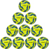 10er Ballpaket uhlsport Team Fußball Freizeitball...