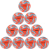 10er Ballpaket uhlsport Player Fußball Freizeitball...