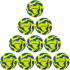 10er Ballpaket uhlsport Player Fußball Freizeitball...
