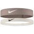 2er Pack NIKE Flex Headband Damen 028 - iron grey/armory...