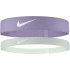 2er Pack NIKE Flex Headband Damen 028 - iron grey/armory...