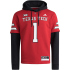 adidas Texas Tech Heimtrikot Hoodie Herren JX8102 - team...