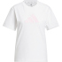 adidas Textured Gingham Big Logo Graphic T-Shirt Damen...
