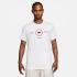 NIKE Sportswear Swoosh T-Shirt Herren 101 - white/black S
