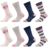 8er Pack camano Soft Bio-Baumwolle Crew Socken...