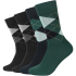 4er Pack camano Soft Classic Argyle Crew Socken Herren...