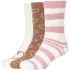 3er Pack camano Sustainable Cosy Patterned Socken in...