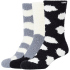 3er Pack camano Sustainable Cosy Patterned Socken in...