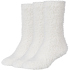 3er Pack camano Sustainable Cosy Fuzzy Crew Socken Damen...