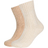 2er Pack camano Cosy Wool Rib Socken 1030 - egret 35-38