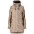 Weather Report Sunrise Allover Print PU Regenjacke Damen...