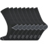 8er Pack ENDURANCE Hoope Crew Socken 1001 - black 31-34