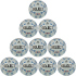 10er Ballpaket Select Planet HBL Handball hellblau 2