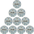 10er Ballpaket Select HBL Handball hellblau 3