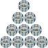 10er Ballpaket Select HBL Final4 Handball hellblau 3