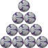 10er Ballpaket erima Flash Handball Trainingsball...