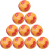 10er Ballpaket hummel hmlCLASSIC Handball Kinder 0385 -...