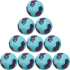 10er Ballpaket hummel hmlCLASSIC Handball Kinder 0385 -...