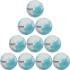 10er Ballpaket hummel hmlSTAR Training Handball Kinder...