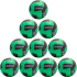 10er Ballpaket hummel hmlEVOLUTION Pro AR Handball 6373 -...