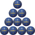 10er Ballpaket molten H2A5000-B Handball IHF...