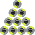 10er Ballpaket Kempa Spectrum Synergy Pro Handball cool...