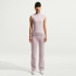 NIKE 1/4-Zip Tanktop Damen 019 - platinum violet/sail S