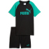 PUMA Essentials No.1 Logo Poly T-Shirt + Shorts Set...