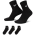 3er Pack NIKE Everyday Lightweight Ankle Trainingssocken...