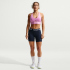 NIKE Pro Mid-Waist kurze Leggings Damen 010 - black/white...