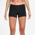 NIKE Pro Mid-Waist kurze Leggings Damen 010 - black/white...