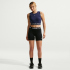 NIKE Pro Mid-Waist kurze Leggings Damen 010 - black/white...