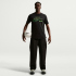 NIKE Nigeria Futura T-Shirt Herren 010 - black S