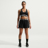 NIKE Pro Dri-FIT Shorts Damen 010 - black/white XXS